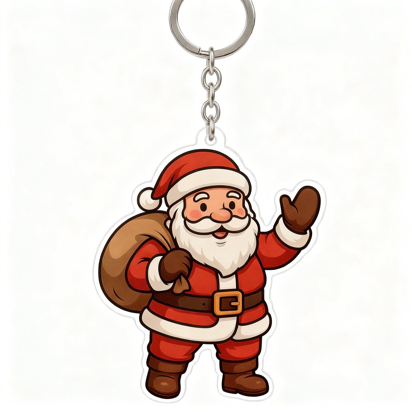Yakelike Acrylic Santa Claus Keyring / Cartoon Customisation