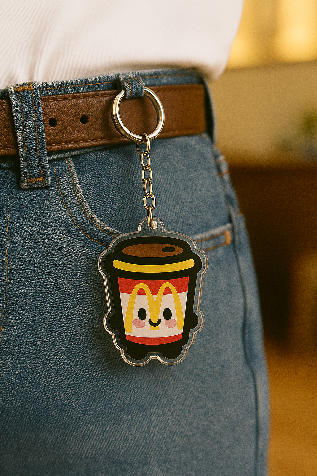Yakelike Custom Cartoon DIY Keyring