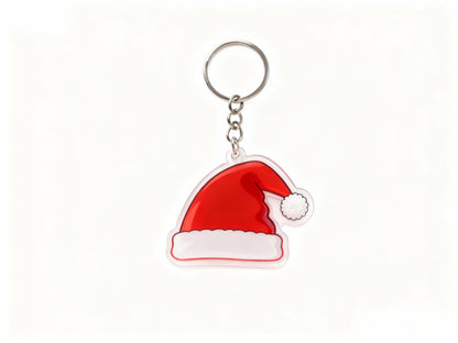 Yakelike Acrylic Christmas Hat Keyring