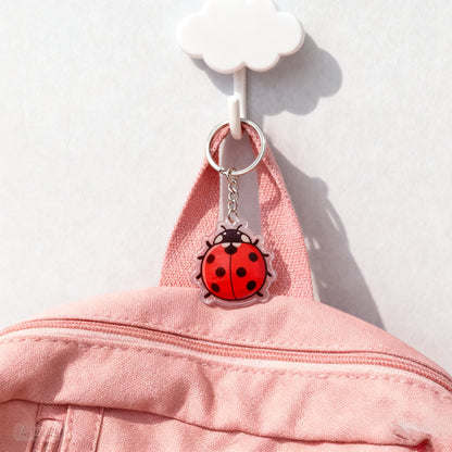 Yakelike Custom Ladybird Baby Transparent Acrylic Keyring