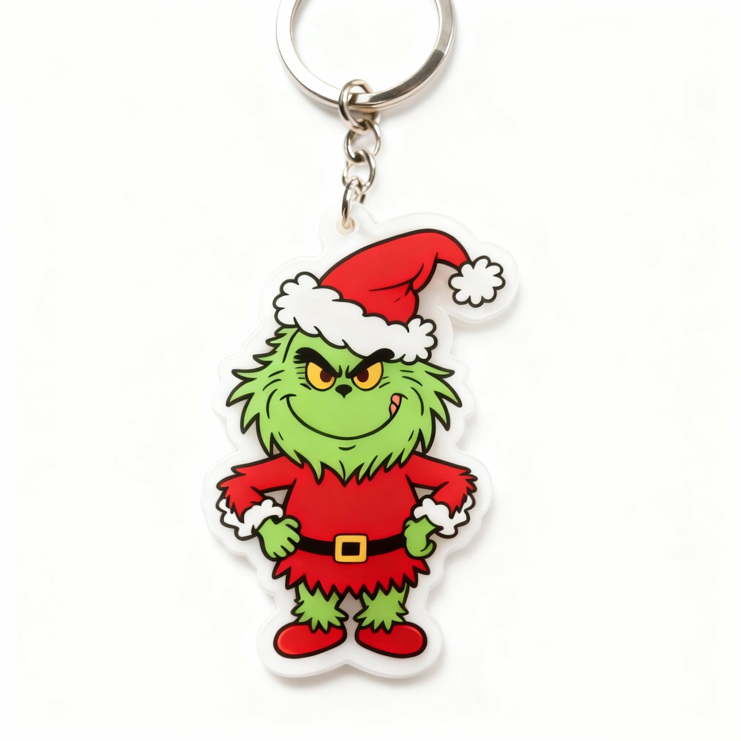 Yakelike Customised Grinch Christmas Cartoon Keyring