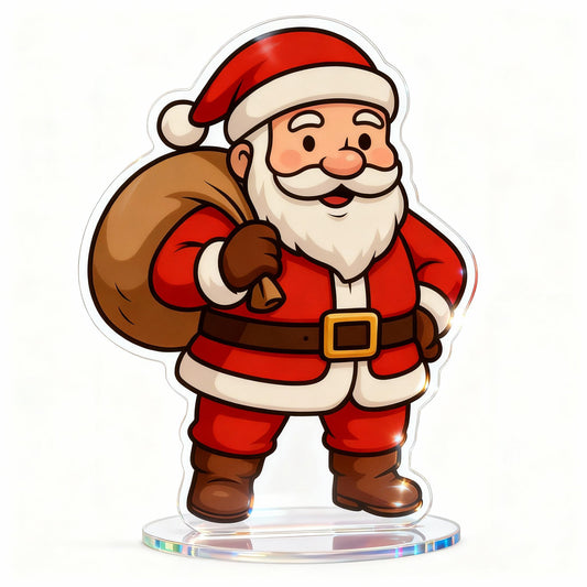 Yakelike Acrylic Santa Claus Standing Display