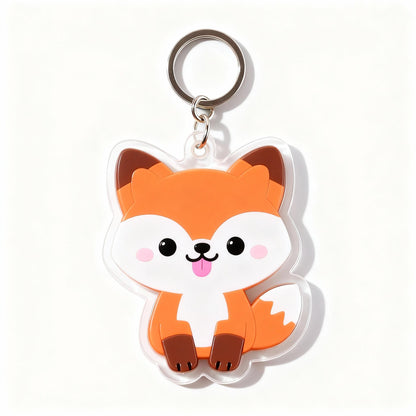 Yakelike Acrylic Fox Keychain / Cartoon Customisation