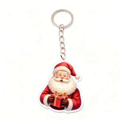 Yakelike Acrylic Santa Claus Keyring / Cartoon Customisation