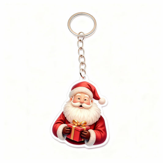 Yakelike Acrylic Santa Claus Keyring / Cartoon Customisation