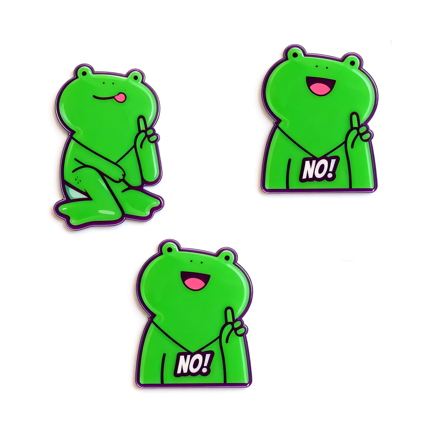 Yakelike Custom Acrylic Frog Fridge Magnet