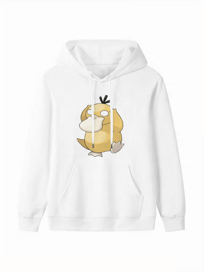 Custom hooded sweatshirt with single-sided printing