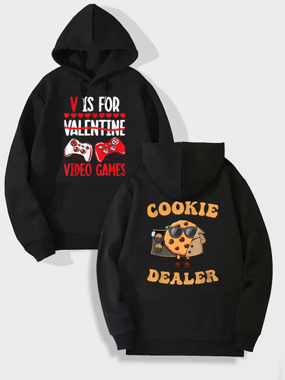 Custom Hoodie Logo Design with Double-Sided Printing