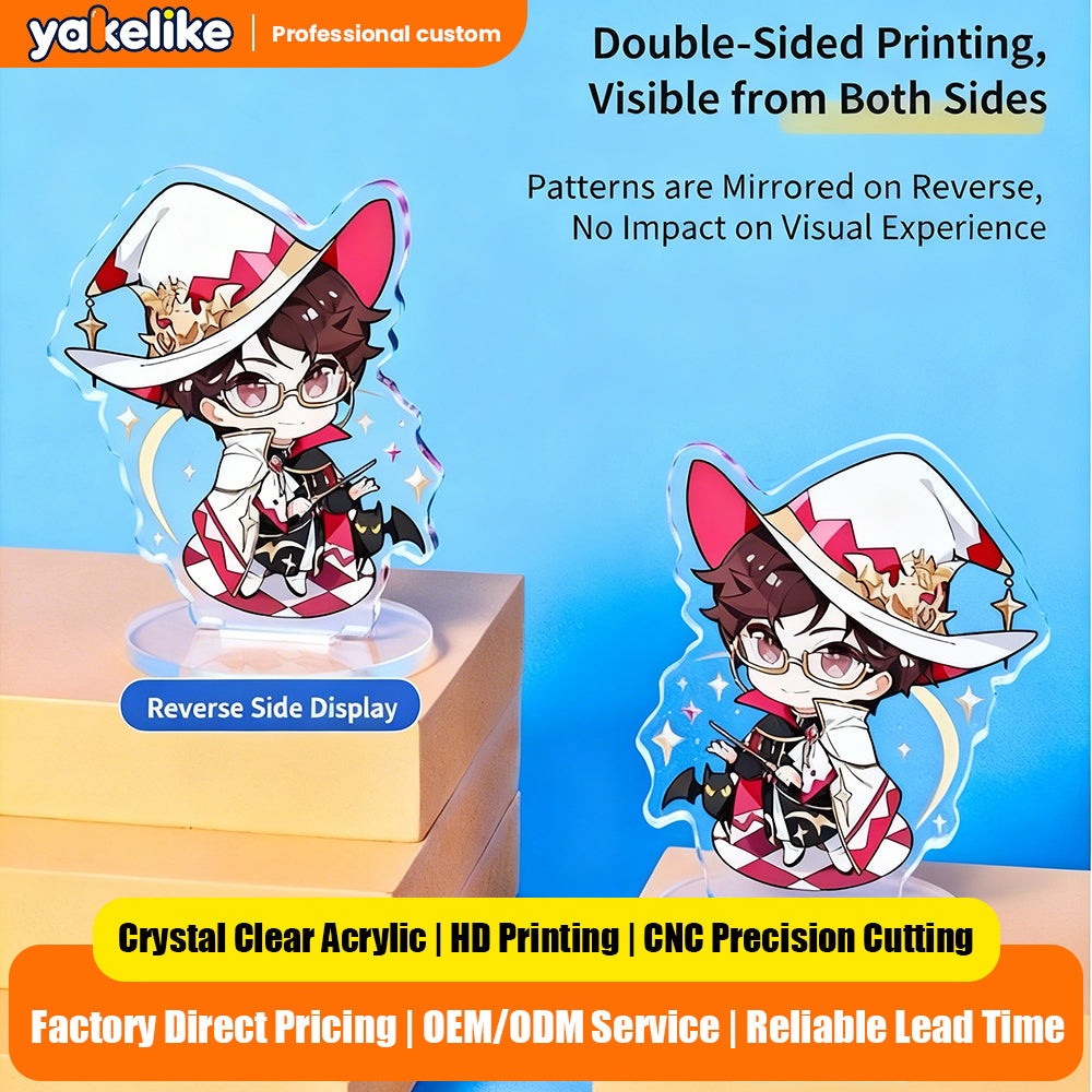 Custom Acrylic Stands  Personalised Anime Character and Idol Photo Desk Decor (Bulk orders accepted)