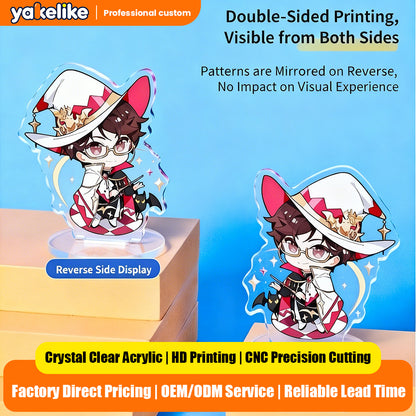 Custom Acrylic Stands  Personalised Anime Character and Idol Photo Desk Decor (Bulk orders accepted)