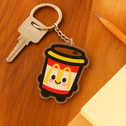 Yakelike Custom Cartoon DIY Keyring