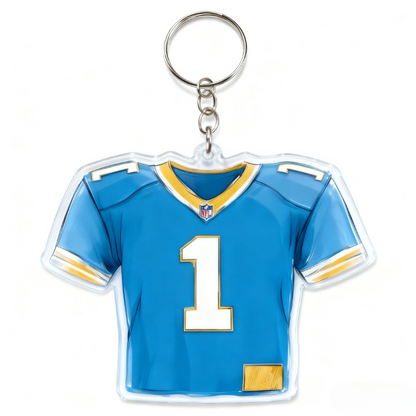 Yakelike Custom Rugby Ball Jersey Keyring