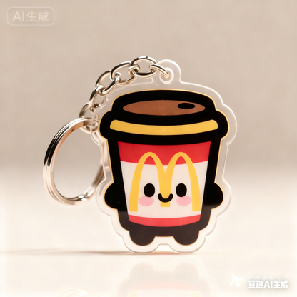 Yakelike Custom Cartoon DIY Keyring