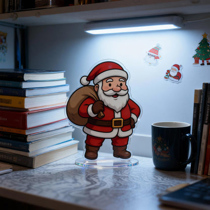 Yakelike Acrylic Santa Claus Standing Display