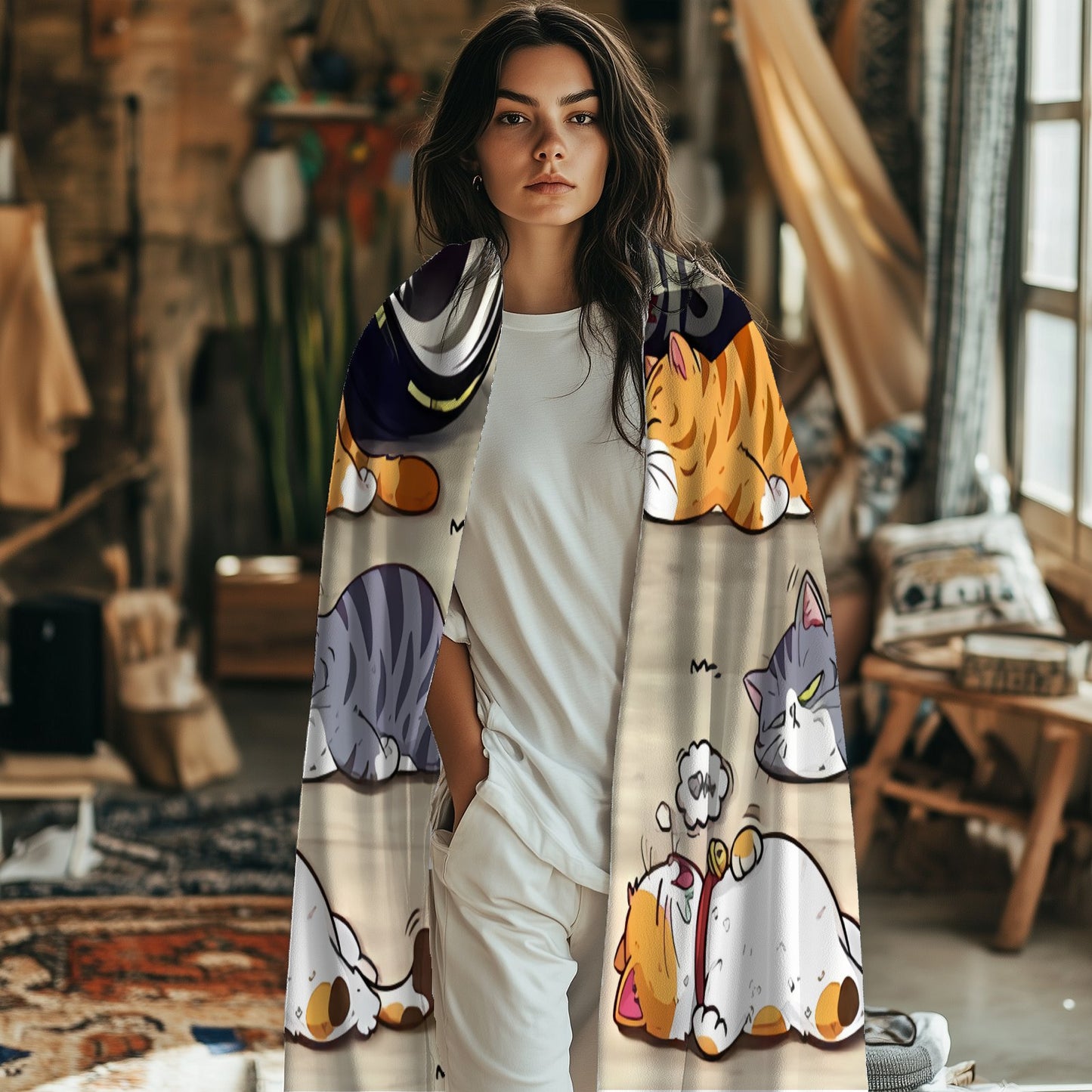 Customised cartoon-themed blanket