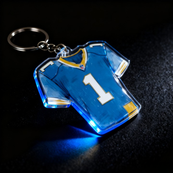 Yakelike Custom Rugby Ball Jersey Keyring