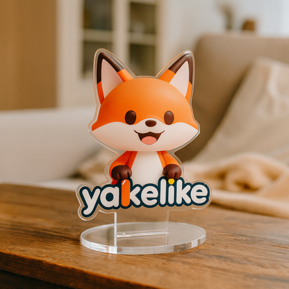Yakelike Customized Eco-friendly Acrylic Standee Anime Shaker Double-Sided Transparent Celebrity Figure Photo Ornament Graduation
