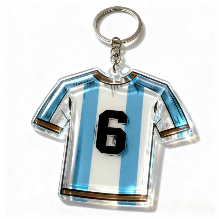 Yakelike Customised Football Shirt Keyring