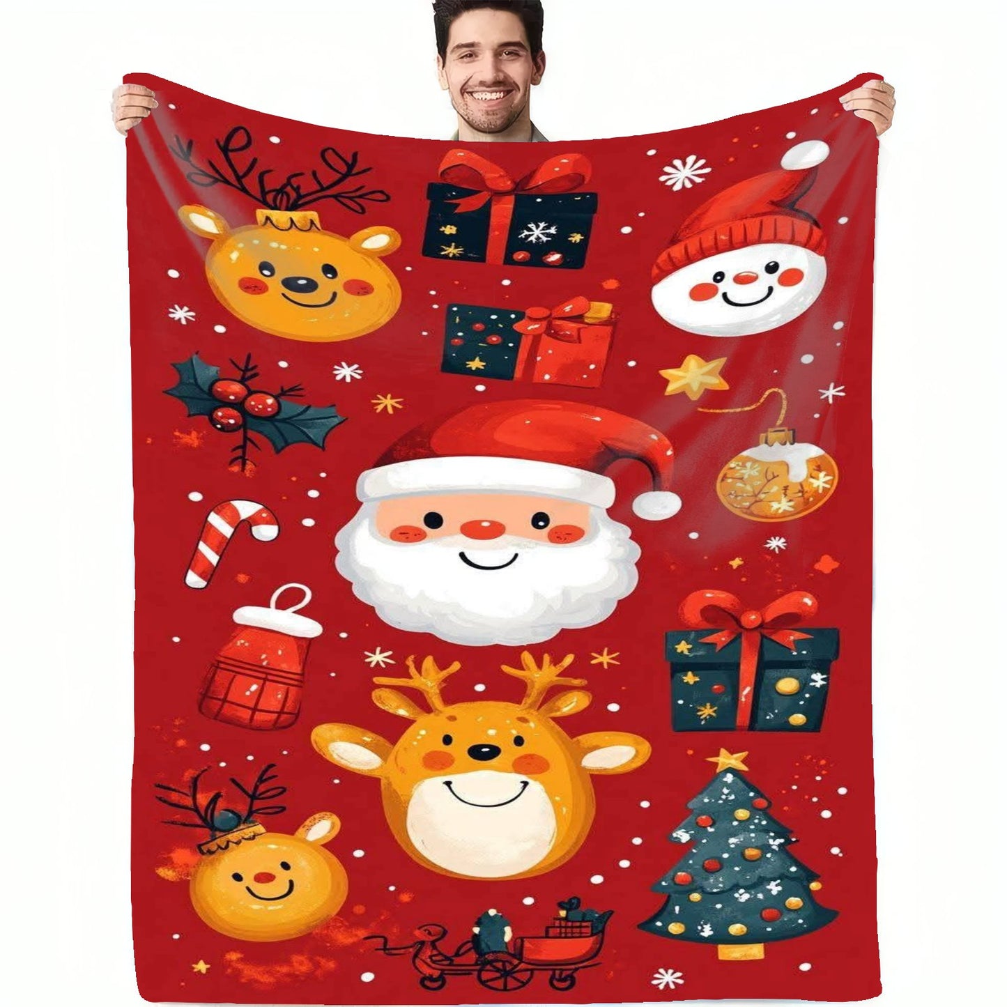 Customize Your Exclusive Christmas Flannel Blanket