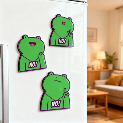 Yakelike Custom Acrylic Frog Fridge Magnet