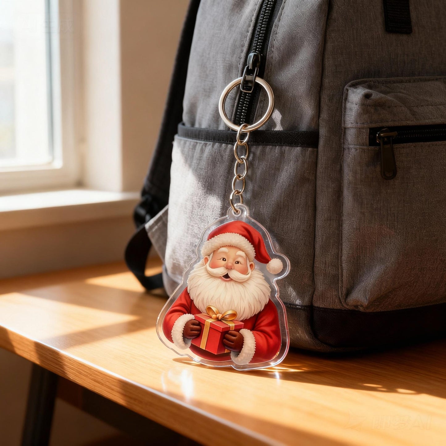 Yakelike Acrylic Santa Claus Keyring / Cartoon Customisation