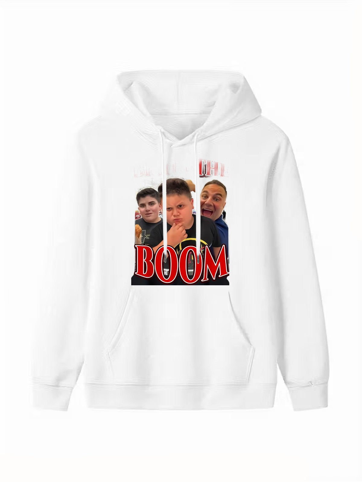 Custom Hoodie Logo Design with Double-Sided Printing