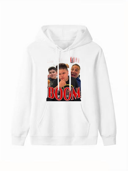 Custom Hoodie Logo Design with Double-Sided Printing