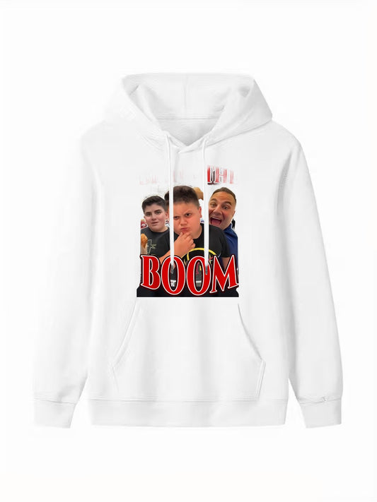 Custom Hoodie Logo Design with Double-Sided Printing