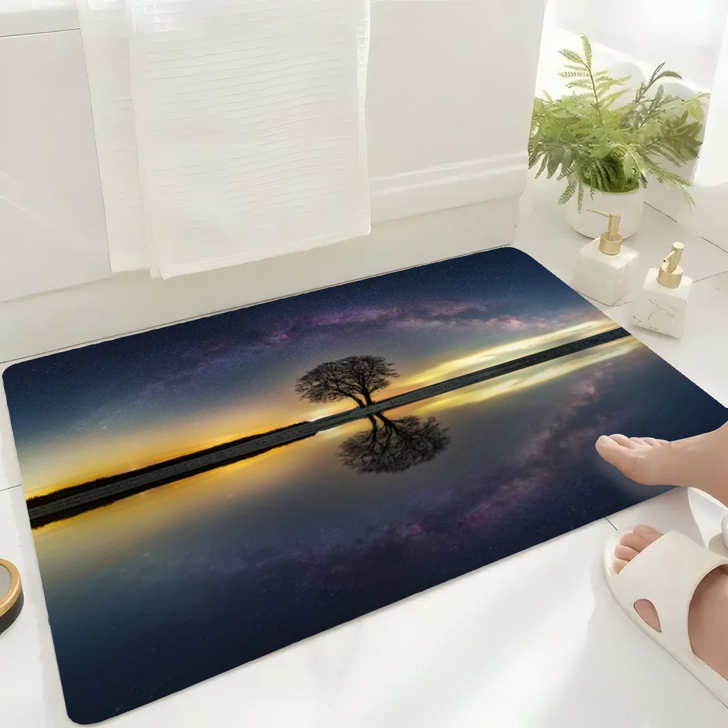 Custom Home Flannel Decorative Floor Mats