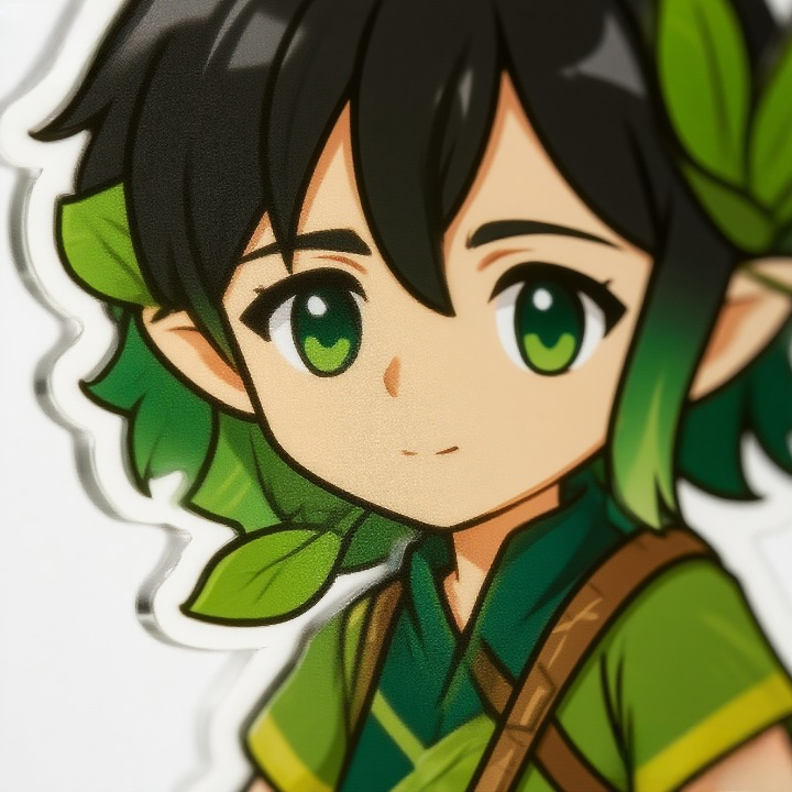 Customised acrylic cartoon character keyring