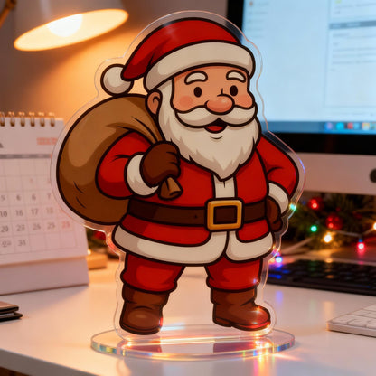 Yakelike Acrylic Santa Claus Standing Display