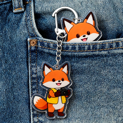 Yakelike Custom Cartoon Transparent Acrylic Keychain/Hanging Ornament