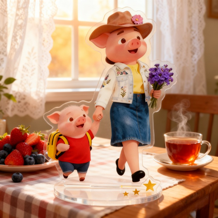 Yakelike Custom Acrylic Cartoon Decorative Stand