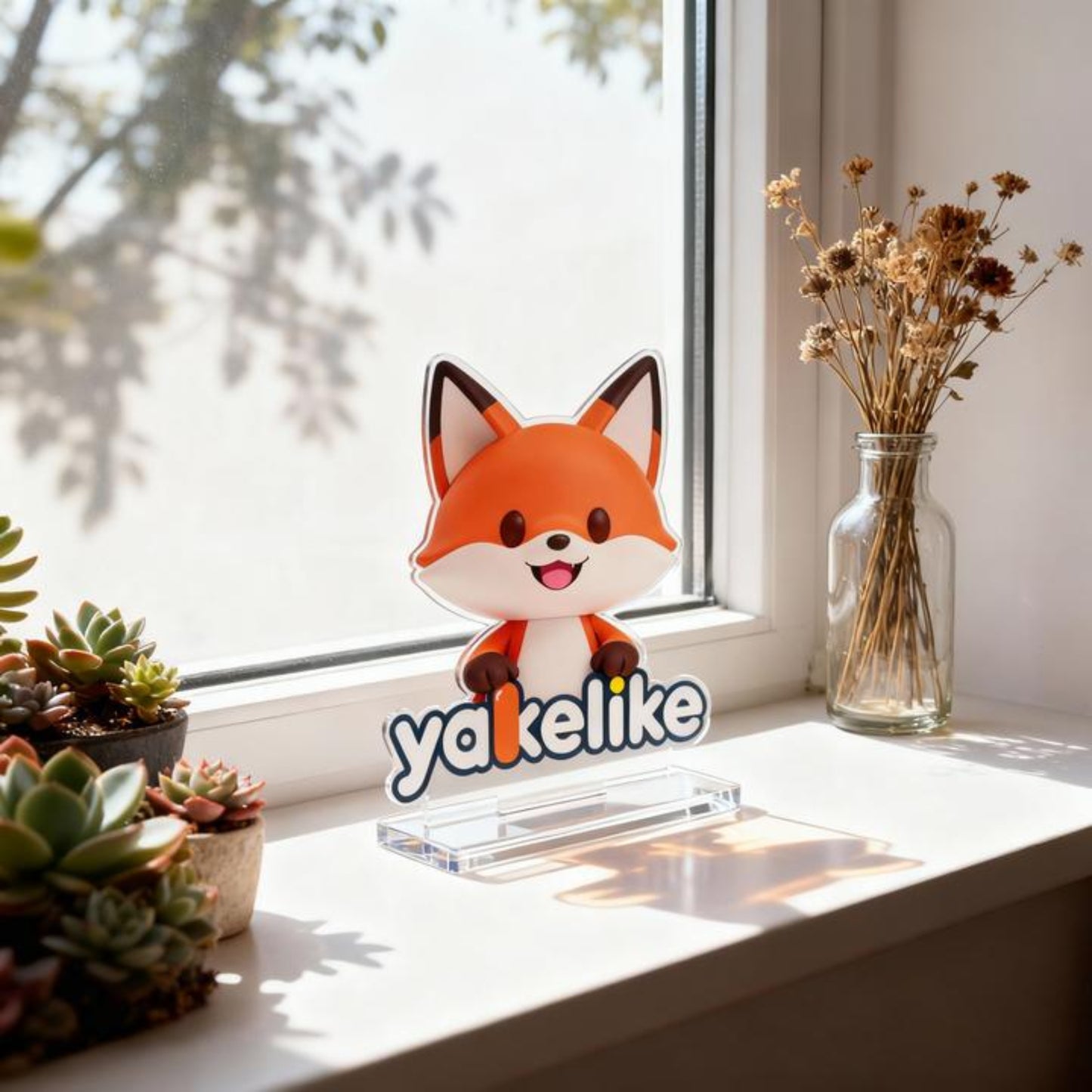 Yakelike Customized Eco-friendly Acrylic Standee Anime Shaker Double-Sided Transparent Celebrity Figure Photo Ornament Graduation