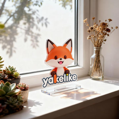 Yakelike Customized Eco-friendly Acrylic Standee Anime Shaker Double-Sided Transparent Celebrity Figure Photo Ornament Graduation