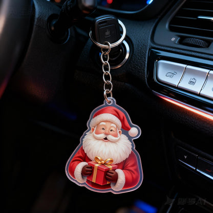 Yakelike Acrylic Santa Claus Keyring / Cartoon Customisation