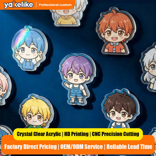 Custom Acrylic Fridge Magnet Anime Merch Magnetic Sticker Cultural Creative Gift Promotional Advertising Magnet