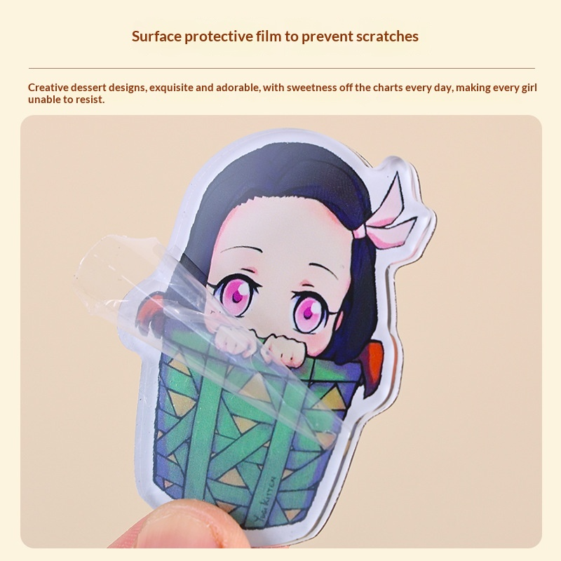 Custom Acrylic Fridge Magnet Cute Cartoon Anime Celebrity 3D Soft Magnetic Sticker DIY Personalized Design