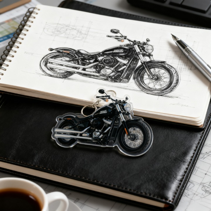 Yakelike Custom Acrylic Motorcycle Keys