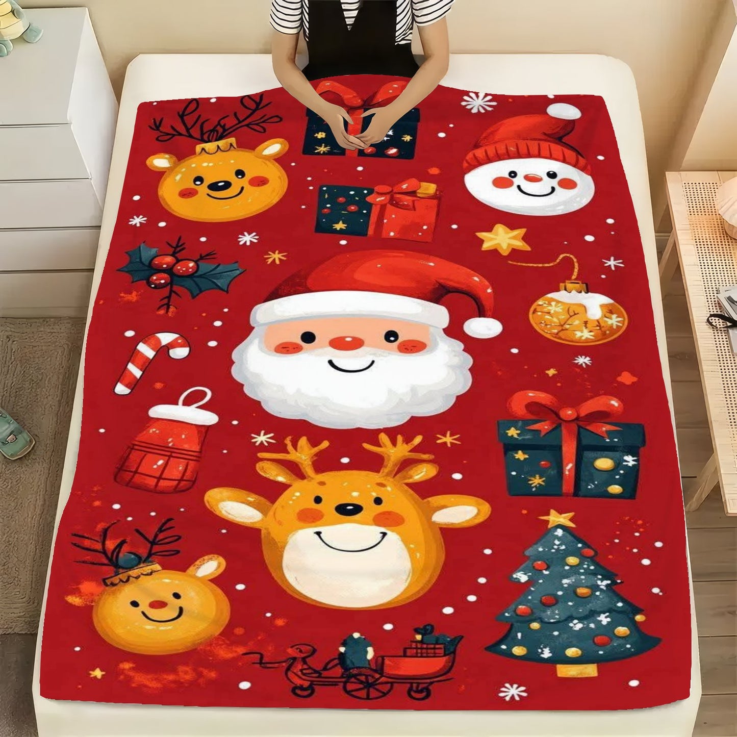 Customize Your Exclusive Christmas Flannel Blanket