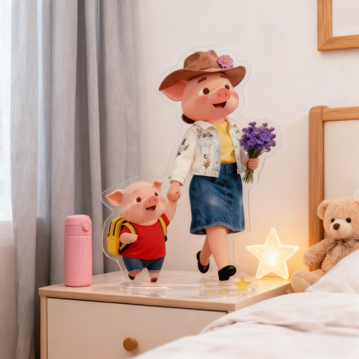 Yakelike Custom Acrylic Cartoon Decorative Stand