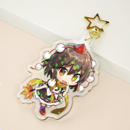 Custom Epoxy Holographic Acrylic Keychains/Charms