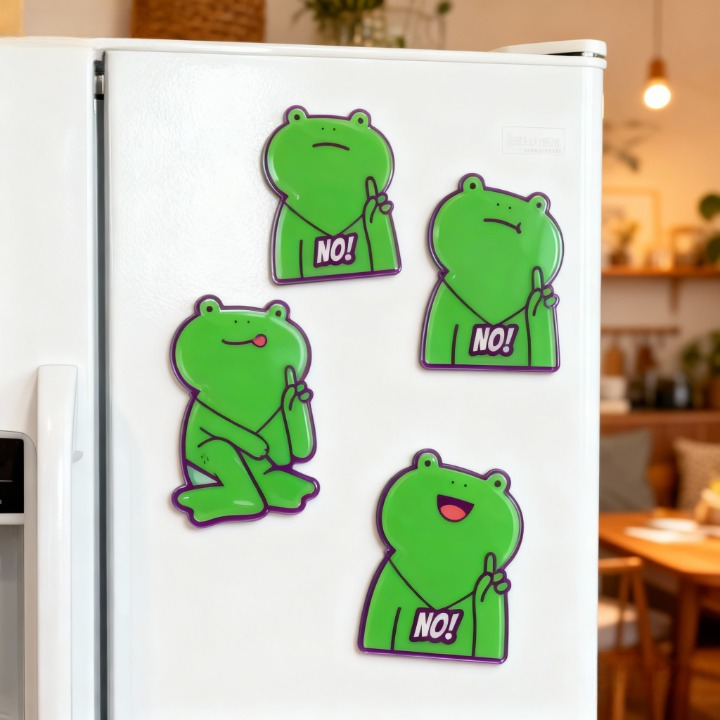 Yakelike Custom Acrylic Frog Fridge Magnet