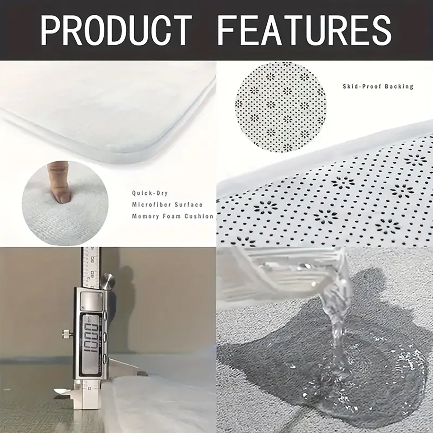 Customised Flannel Doormat Three-Piece Set