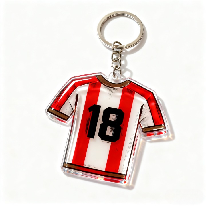 Yakelike Customised Football Shirt Keyring