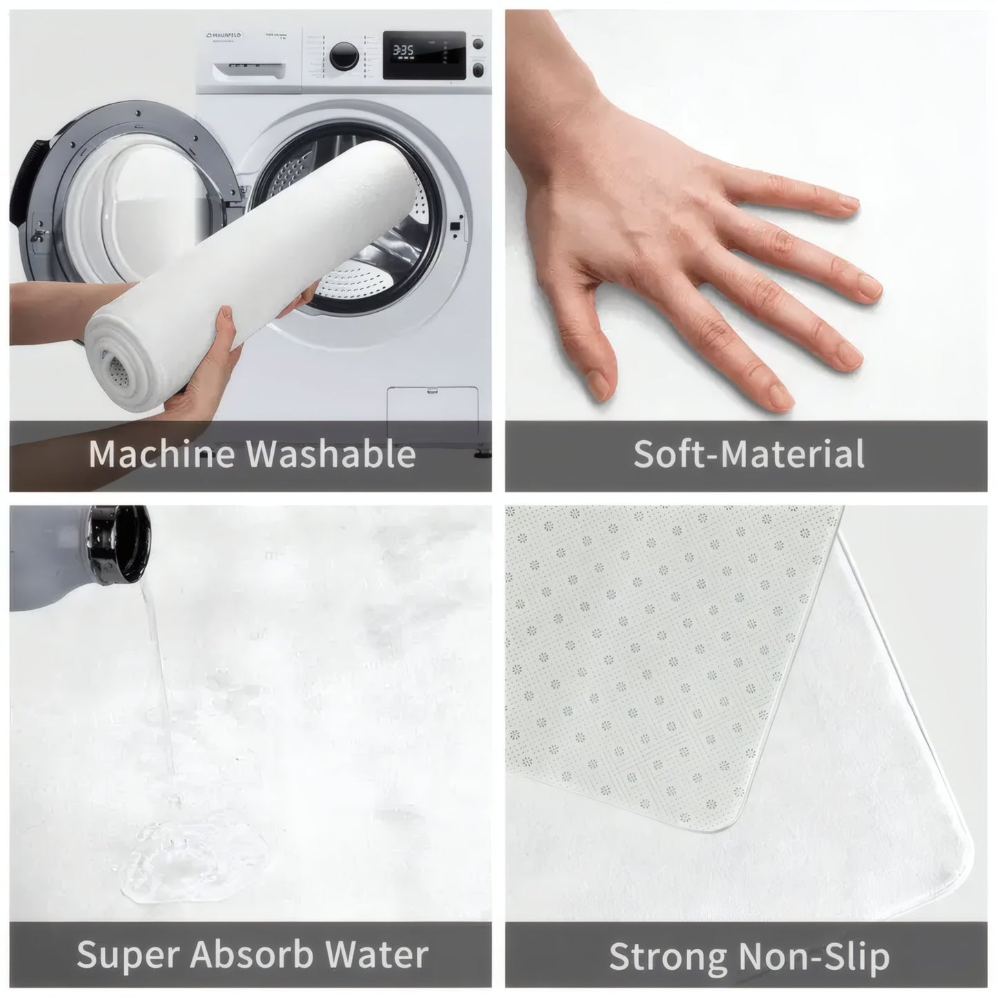 Custom Home Flannel Decorative Floor Mats