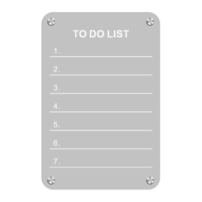 Custom Refrigerator Calendar Message Board Display Sticker Magnetic Erasable Writing Schedule Memo Board High-end Feeling