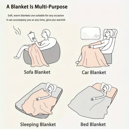 Customised cartoon-themed blanket