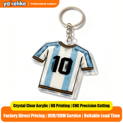 Yakelike Customised Football Shirt Keyring