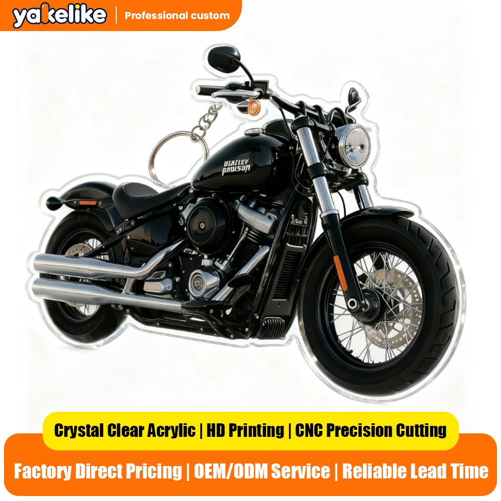 Yakelike Custom Acrylic Motorcycle Keys